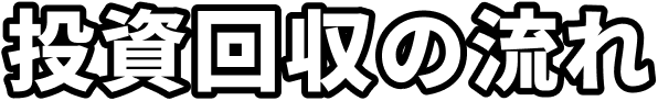 投資回収の流れ